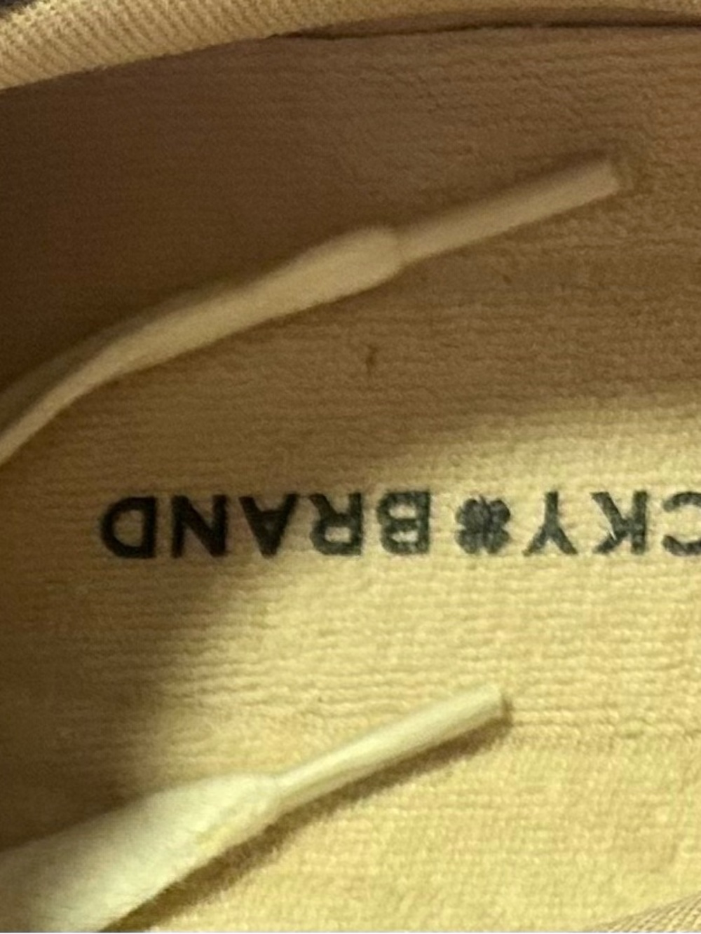 Lucky Brand Denim Lace-Up Espadrille Sneaker - Blue with White Laces Size 10 New - Picture 7 of 8